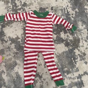 Hanna andersson Christmas striped pajamas